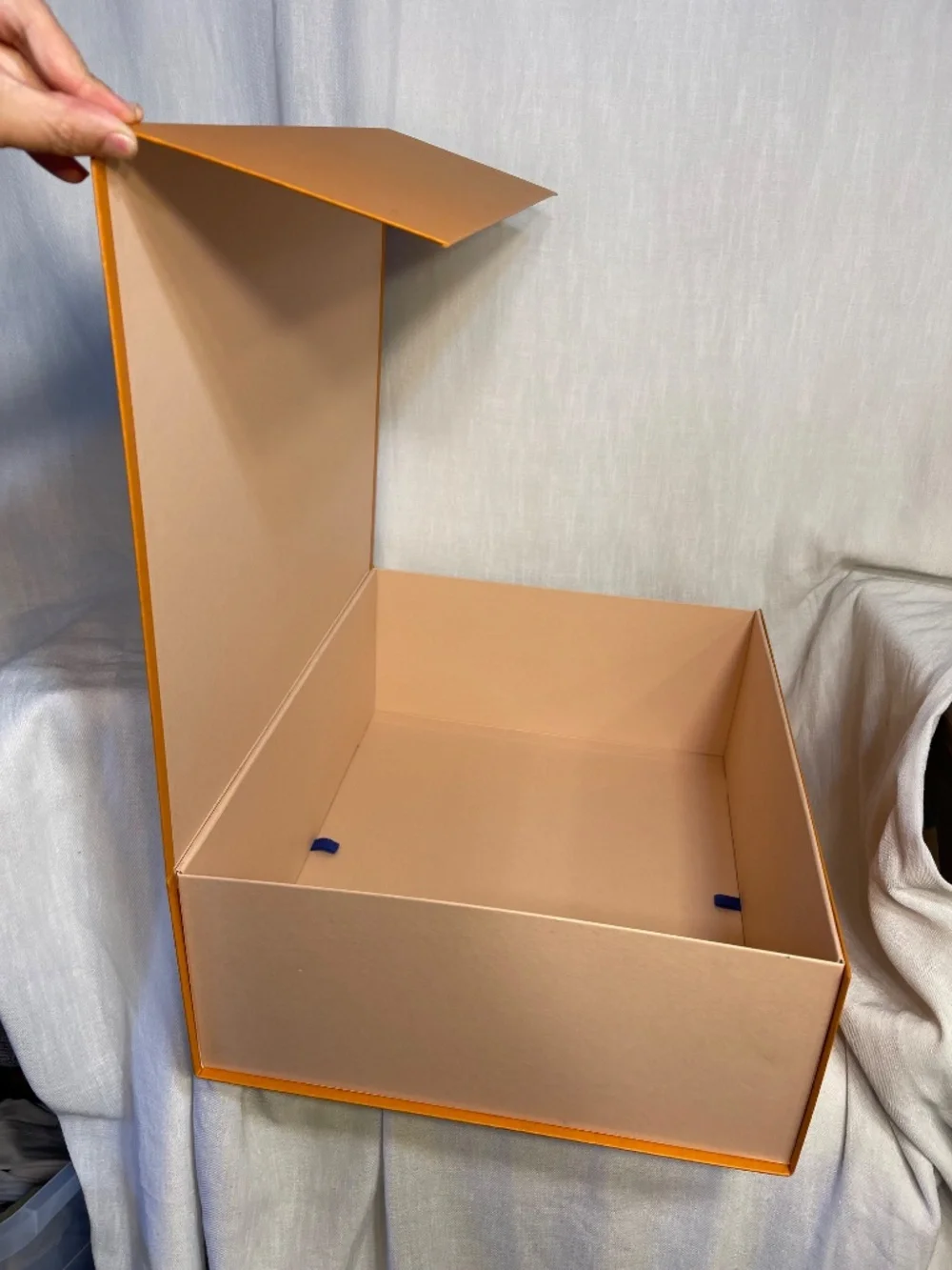 Louis Vuitton Orange Box with Black Logo